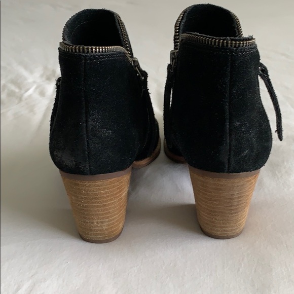 Black Suede Booties - Picture 3 of 6